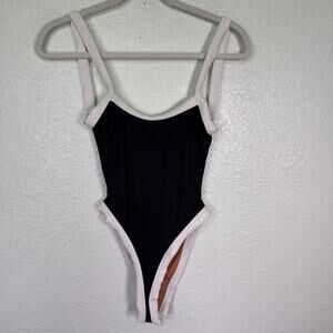 KYA Swimsuit Womens Medium Reversible Lena One Piece Cheeky Swimwear Free People